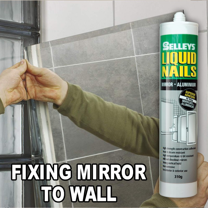 Selleys Liquid Nails Mirror Aluminum Construction Adhesive 310g